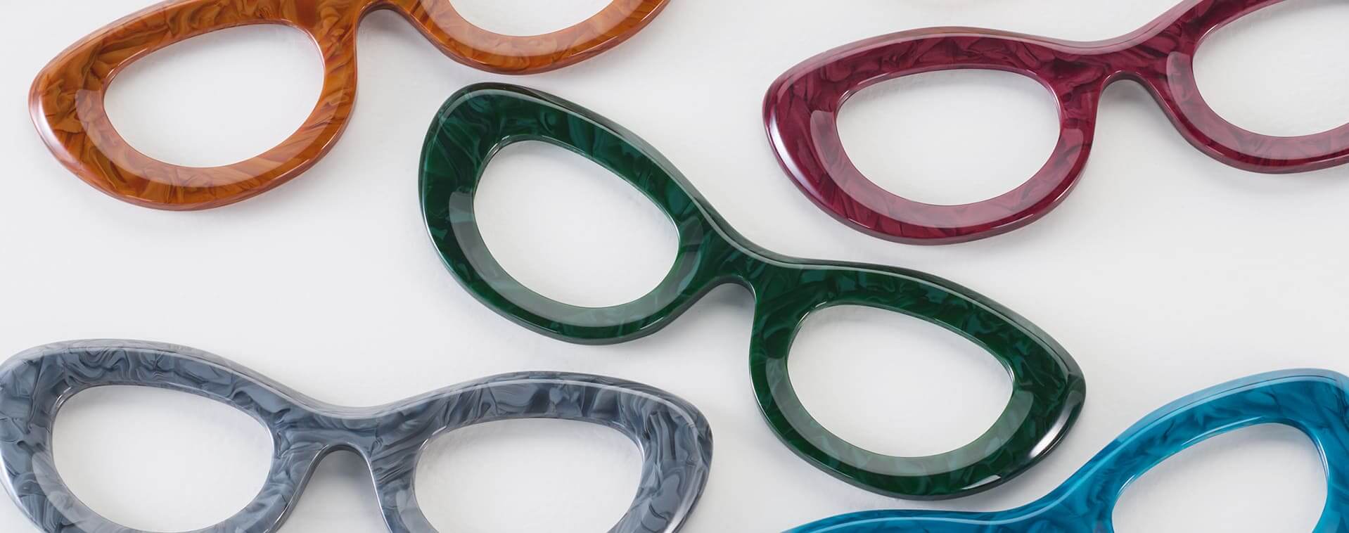 Montature Per Occhiali Fatte A Mano In Acetato A Forma Pentagonale Moda 1796 - Foto 4